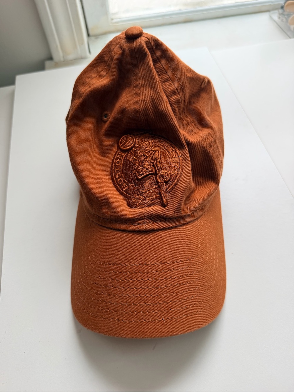 Men's Boston Celtics New Era Brown Colorpack Tonal 9TWENTY Adjustable Hat